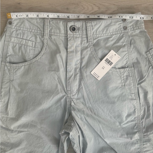 NWT Pilcro Parachute Curve Barrel Pants Sky Blue Anthropologie Size 24 - Picture 10 of 14